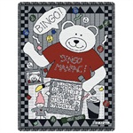 Bingo Bear Throw Blanket
