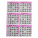 6 Vertical Bingo Paper
