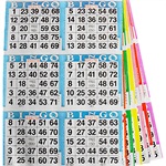Assorted 6 on Bingo Paper