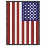 US Flag 2-Layer Throw Blanket
