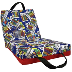 Bingo Seat Cushion, Double Bingo Cushion, CT Bingo Supply